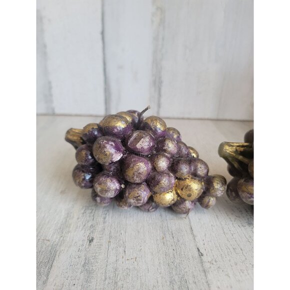 Rustic realistic grape vine candle home decor set - Picture 2 of 9